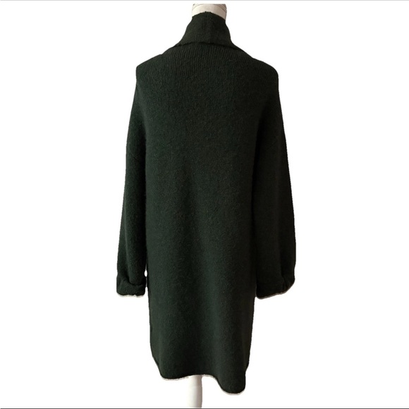 Madewell Glenridge Shawl Collar Sweater Coat Size XS Heather Pine - Picture 7 of 9
